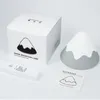 Night Lights LED Light Silicone Snow Mountain Touch Control Sensor USB Charging Christmas Decor Children Bedroom Gift Creative Lamps