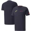 T-shirts masculins 2022 NOUVEAU T-shirt F1 Formule 1 Costume de course Vétails de voiture décontractée Soufflement des manches courtes personnalisées Men T-shirts Jersey Summer Tops secs rapides