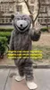 Gray Long Fur Rat Mouce Mice Mascot Costume Adult Cartoon Character Outfit Do The Honours Canvass Business Orders zz7647