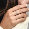 New lover zircon wedding rings engagement party DIY fit Pandora style classic jewelry