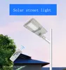 100W 200W 300W Fj￤rrsensor Solar LED -lampor utomhusv￤ggslampa allt i ett gatuljus -lysdioder