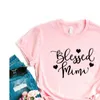 Blessed Mimi Print Mujeres Camisetas Camisetas Casual Funny Shirt For Lady Tee Hipster 6