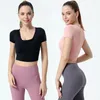 Abbigliamento da yoga Estate Commercio estero Abiti a maniche corte Donna Scollo a V Aderente Dimagrante Body Dance Sport Fitness