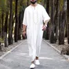 Ubranie etniczne Abaya Zespół muulmans Pakistan Caftan suknie muzułmańscy drukują djellaba homme ropa hombre kaftan szat islam abayas