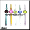 Pipes Freezable Glycerin Dab Straw sweat-heart glass nector collector glass smoking pipe