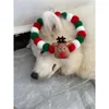 Hundebekleidung 1 Stück Weihnachten Haustier Fliege Haarball Halskette Halsband Schneemann Hirsch Katze Bowties Krawatten Pflegezubehör