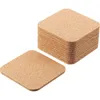Cork Round Edge Coaster Mats Thick Plain Absorbent and Reusable Coffee Mugs Drinks Coaster Kitchen Accessory