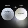 ゴルフボールCrestgolf 4 PCSPACK防水鉛添え4つのライトが夜間トレーニングのための高硬度材料練習221102