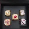 Cluster Rings 5Pcs Calgary Stampeders Grey Cup Championship Ring Men Fan Souvenir Gift Whole Drop 289F Delivery 2022 Jewelry Dh0Vc