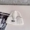 Sonbahar Kafası Tasarımcı Beanie Çift Moda Şapkası Kedi Kulak Kristal Yazı Baskı Bonnet7519755