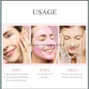 Autres outils de soins de la peau Laikou Japon Sakura Mud Masque facial Nuit Packs pour le visage Peau propre Cercle foncé Masques de soins hydratants Drop Deliver Dhmch