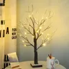 Cordes Thrisdar 60CM Éclairé Bouleau Arbre Lumière LED Lampes De Table Artificielles Porte-Bijoux Pour La Maison Fête Festival De Mariage Décor