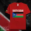 Camisetas para hombres Sudán del Sur Hombres Camisa Hombre 2022 Nation Team Camiseta de algodón Camiseta Gimnasios Ropa Tops Tees Country Sporting Sudanese