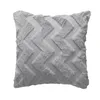 Pillow Wavy Pattern Pillows Case Sofa Living Room Back Soft Solid Color Cover Home Decor The Plaid Throw