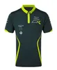F1 Racing Suit Polo Shirt Williams Lapela Manga curta Camiseta poliéster Poliéster Retor rápido pode ser personalizado