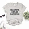 Reconnaissant Béni Reconnaissant Femmes T-shirts Hauts Décontracté T-shirt Drôle Pour Dame Top Tee