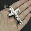 Pendanthalsband 26g Big Cross Mens coola smycken tillbehör 3 lager Jesus