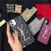 Etui na telefony Designerskie etui na telefony dla Iphone 14 Pro Max 13 Mini 12 zestawów 11 zestawów Max Plus Xs Xr X PLUS PU litera S połysk 22110301CZ