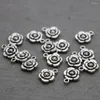 Colares de pendentes 5pcs por atacado Rose Metal Diy Acessório para usinagem de pulseira de colar Peças de 12 mm