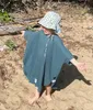 Filtar Swaddling Baby 100% Organic Muslin Kids Poncho Batch Beach Handduk Cotton Comporter Soft Born Soving 221103