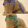 Dog Collars Walking Leash Chest Strap Adjustable Pet Puppy Bone Print Harness Collar