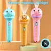 LED Early Education Projector Light Sticks Flashlight Projectors Torch Lamp Toys for Kid Holiday Birthday Xmas Gift Toy D59