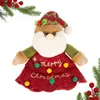 Decoraciones navideñas Bolsas de regalo con cordón Santa Muñeco de nieve Reno Dulces reutilizables para suministros de fiesta para niños