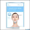 Andere Hautpflege-Tools Efero Women Lift Up V Face Chin Mask Lifting Cheek Smooth Cream Neck Peeloff Masks Bandage Drop Deli Dhigi