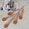 Decorative Flowers Wedding Simulation Flower Peacock Tail Feather Phoenix Hall Road Guide Home Outdoor Plastic Fake