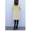 Pelliccia da donna Moda Cappotto sintetico Donna Tosatura delle pecore Pile Monopetto Qualità Semplice Calore Coreano Lungo Sottile Top Tinta unita