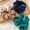 Oversized scrunchies Big Rubber Hair Ties Plain Elastic Hairband Girl Ponytail Holder Vrouwen Haaraccessoires