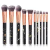 10pcs Mábil Pattern Makeup Brushes Set Cosmetic Powle Shadow Sombra Bush Blush Blending Make Up Brush Brocha de Maquillaje