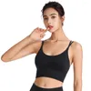 Strój jogi Lukitas Woman Sport Gym Bra High Impact Shockproof Nylon Nylon Solid Biecid Trening Jogging Fitness Plus Size XXL