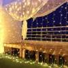 Thrisdar 4–30 m Fenstervorhang-Lichterkette, Hochzeit, Party, Fee, Weihnachten, Wandbehang, Girlande, Eiszapfen