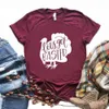 Turkiet kan f￥ Basted Print Tops Women Hipster Funny Lady Yong Girl 6 Color Top Tee