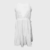 Swobodne sukienki dla kobiet seksowne głębokie v szyja biała sukienka Maxi sukietka back sashes na plaży eleganckie letnie vestido de mujer 2022
