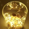 Strings 15PCS Bottle String Lights Cork Shape For 1M 10 LED Wine Party Romantic Home Decor Copper Lamp LEDs Per Light