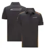 2022 F1 Tシャツ夏のメンズクイックドライポロシャツフォーミュラ1 Tシャツモーターケードレーシングスーツカーレーペル半袖チームユニフォーム