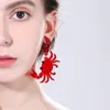 Stud Yaologe New Punk Astronauts Drop Earrings For Women Retro Statement Metal Acrylic Fashion Funny Dangle Earring Jewelry Party De Smtnu