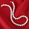 Collier ras du cou élégant, grande perle d'imitation blanche, 8mm/10mm, chaîne de clavicule pour femmes, bijoux de mariage, cadeau pour maman