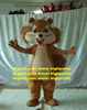 Vivace scoiattolo marrone Scuiridae Eichhoernchen Costume mascotte Mascotte con grande coda pelosa Fancy Dress Adult No.352 Nave libera