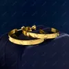 Женские серьги-кольца Титановая сталь 18-каратного розового золота Серьги любви для женщин Дизайнер Простые модные серебряные обручи Мужские ювелирные изделия с коробкой
