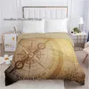 Ensembles de literie housse de couette de luxe couette/couverture/étui confortable 140x200 150x200 240x220 240x260 pour la maison impression 3D carte noir