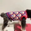 Pull tricoté à la mode pour chiens de luxe, vêtements de marque classique, manteau pour animaux de compagnie, vestes chaudes d'hiver pour grands chiens, vêtements de noël pour chiens