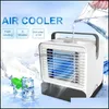 الأدوات الصحية Mini Air Cooler سطح المكتب محمولة مكيف USB مكيف USB سلبي تنقية مرطب الأيونات مع سفينة خفيفة ليلية إسقاط DELI DH4LB