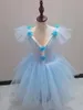 Stage Wear 2022 Abito da balletto per bambini Gonna da principessa per ragazze Filato Tutù soffice del Lago dei cigni