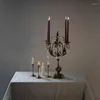 Titulares de velas incenso decoração vintage estética nórdica castiçal de cera derretida de queimador de natal bougeoir Homelty40xp