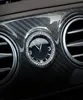 Carstyling Orta Kontrol Saati İzle Rhinestone Halka Kapağı Trim Mercedes Benz C E S Sınıf GLC W205 W213 W222 X253 Otomatik Acces8931067