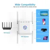 Routers 5G Wifi Extender Wireless Repeater 1200Ms Router Booster 24G Long Range Wi fi Signal Amplifier 221103