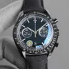 Watch New Mens Watch JHF 4 Styles 44 25mm Moonwatch 9300 حركة أوتوماتيكية للحركة الزرقاء الساحنة الساعات الميكانيكية الساعات 2655